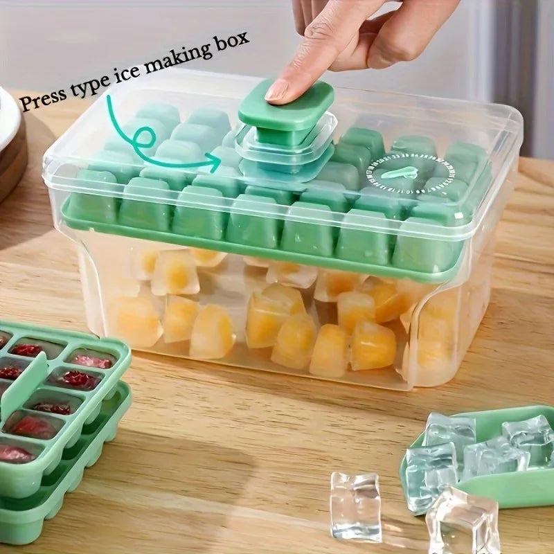 64-Cube Double Layer Ice Mold